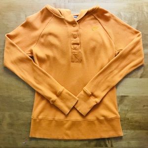Orange Nike Hoodie Pullover Women’s Size Small
